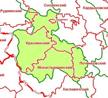 Краснинский уезд