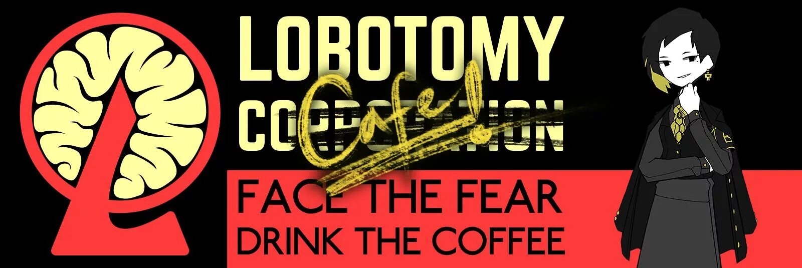 Lobotomy Cafe. Лоботомия Корпорейшн мемы. Lobotomy Corporation плакаты.