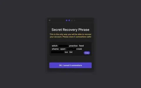 Recovery wallet