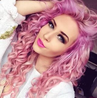 Girl pink hair