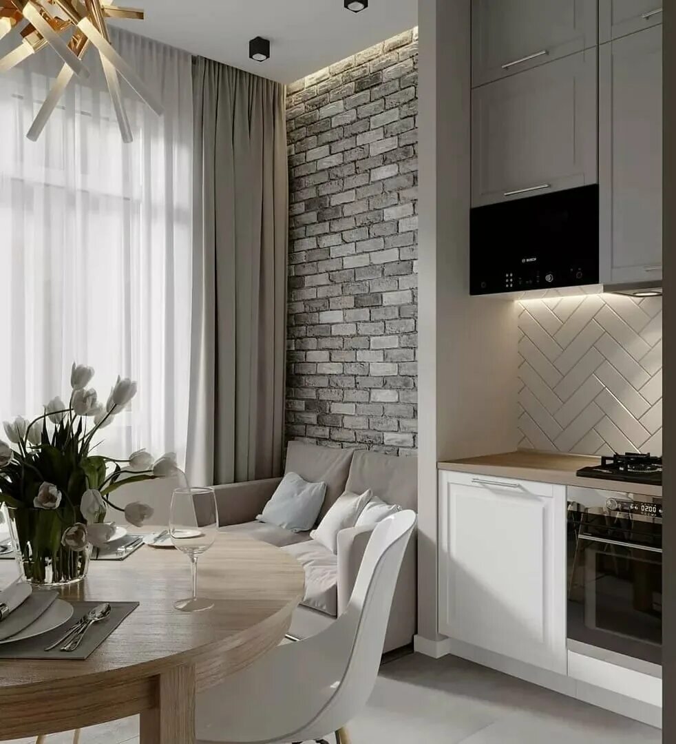 компактный кухонный диван Bedroom interior, Small room decor, Interior decoratio