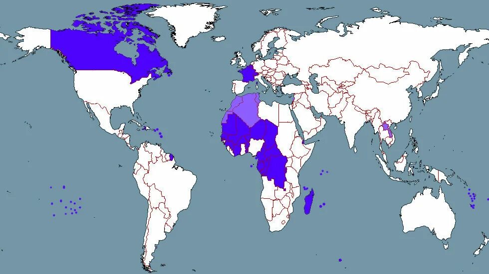 Французский язык ареал распространения. Карта распространения французского языка в мире. Распространенность французского языка в мире. Французский язык карта. French язык