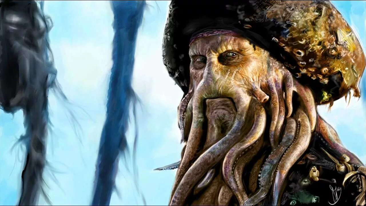 Пираты карибского моря дэви джонс. Капитан летучего голландца дэйви джонс. Пираты карибского моря на краю света дейви джонс. Дейви джонс арт. Дейви джонс.