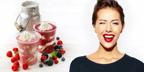 Реклама йогурта