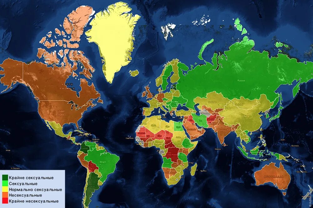 Карта удивительный мир