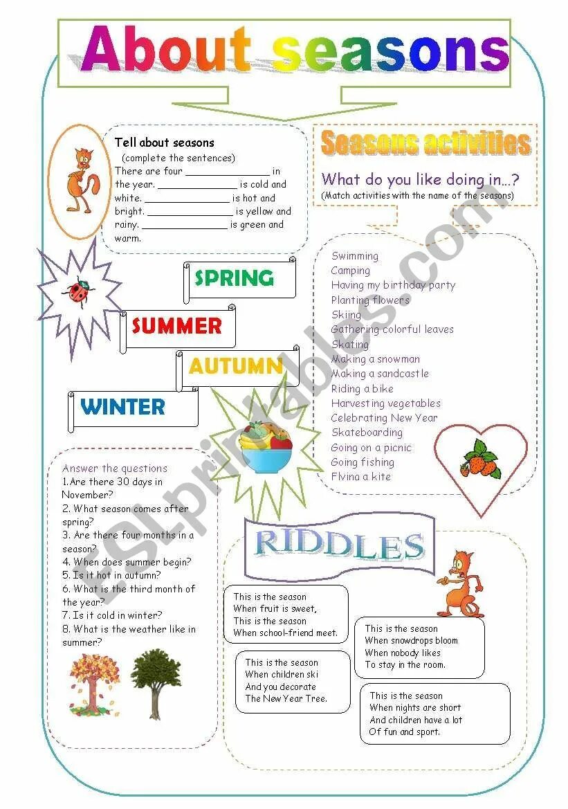 Complete the months and seasons. Задания по английскому weather. Задания по английскому времена года. Погода и месяцы на английском Worksheet. Seasons and weather задания.