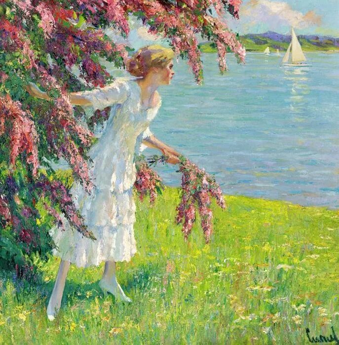 Импрессионист Edward Cucuel.