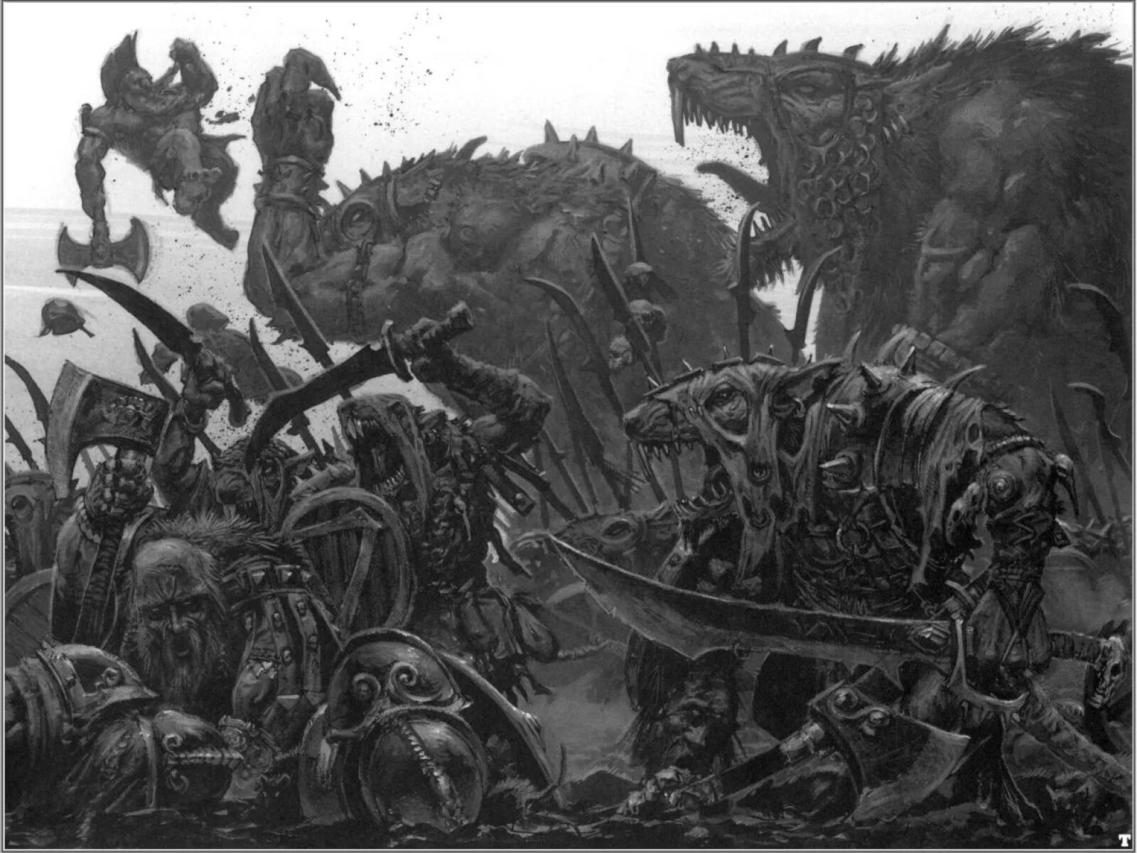 Fantasy battles кхорн. Warhammer fantasy battles великаны. вархаммер фб. вархаммер 40000 бистмены. Skullcrusher вархаммер.