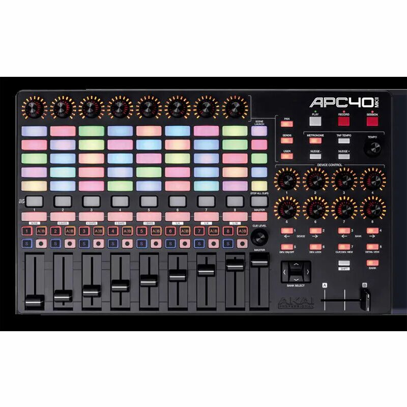 Midi контроллер akai. Akai apc40 mk2. akai pro apc 40 ii. контроллер akai pro apc 40 ii. midi-контроллер akai apc40 mk2.