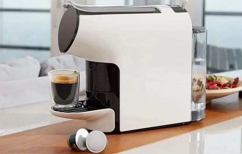 Scishare smart capsule coffee machine. Капсульная кофемашина xiaomi. xiaomi scishare. scishare capsule coffee machine white 40 capsules. кофеварка с wifi xiaomi.