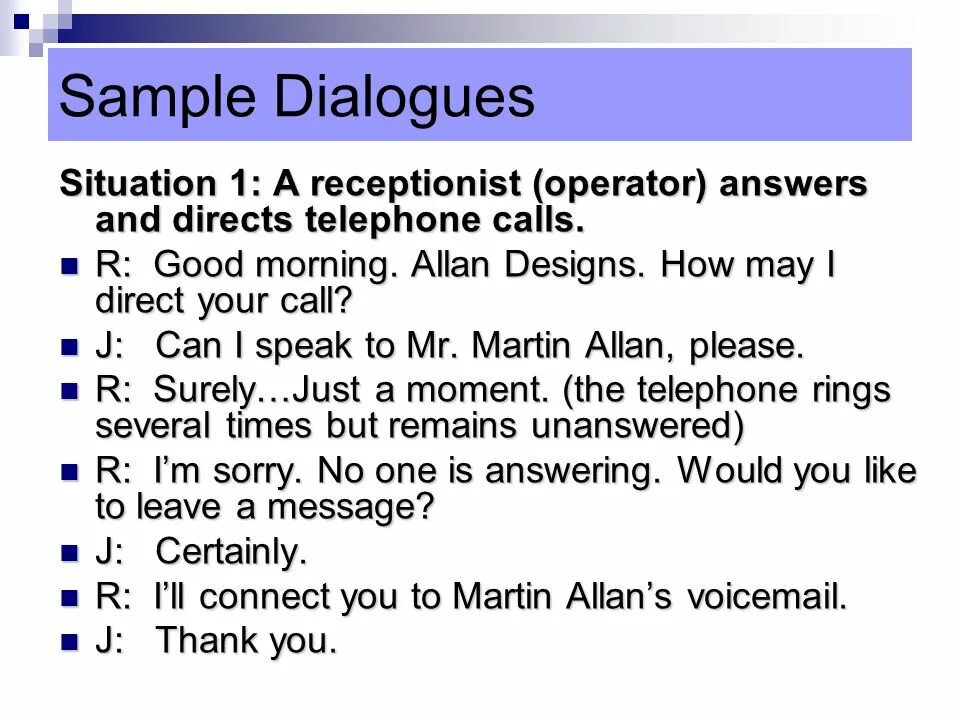 Dialogue situations. Telephone conversation ppt. Telephone conversation Dialogue. Telephone conversation example. Telephone dialogues in English.