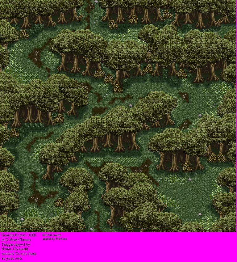 Тайны леса слияния. Chrono Trigger Forest. Тайлсет лес. Chrono Trigger карта. Тайлсет деревья.