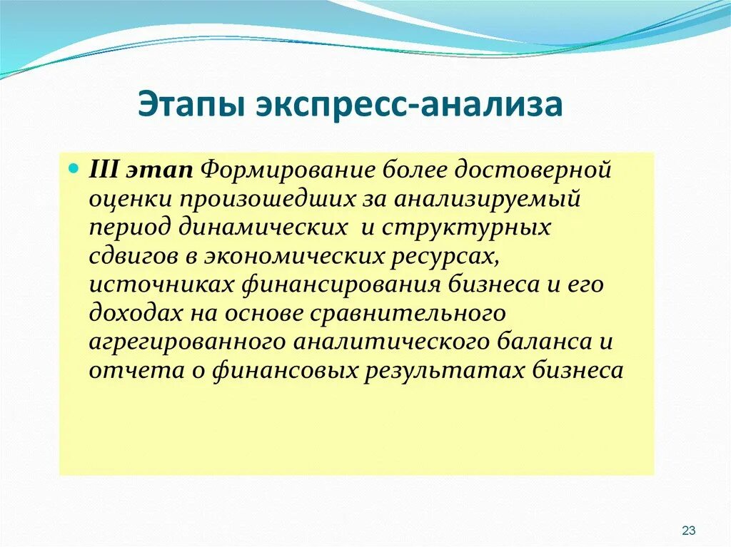 Экспресс исследование. Экспресс исследование