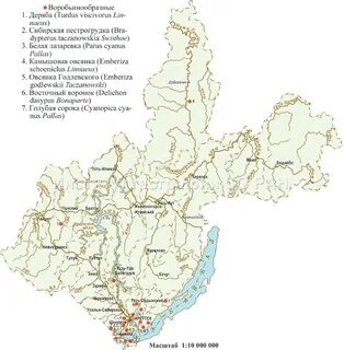 Карта иркутской обл