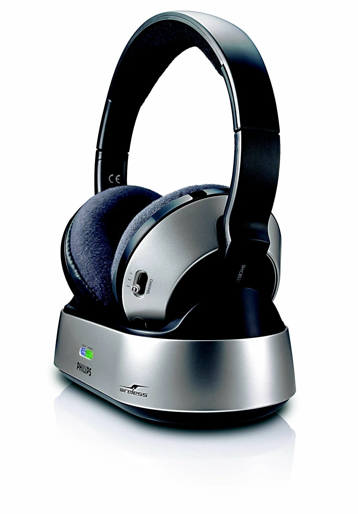 Наушники Philips shc8525. Беспроводные наушники Philips SHC. Радионаушники Philips SHC 8525. Беспроводные наушники Philips с док станцией. Филипс слушай