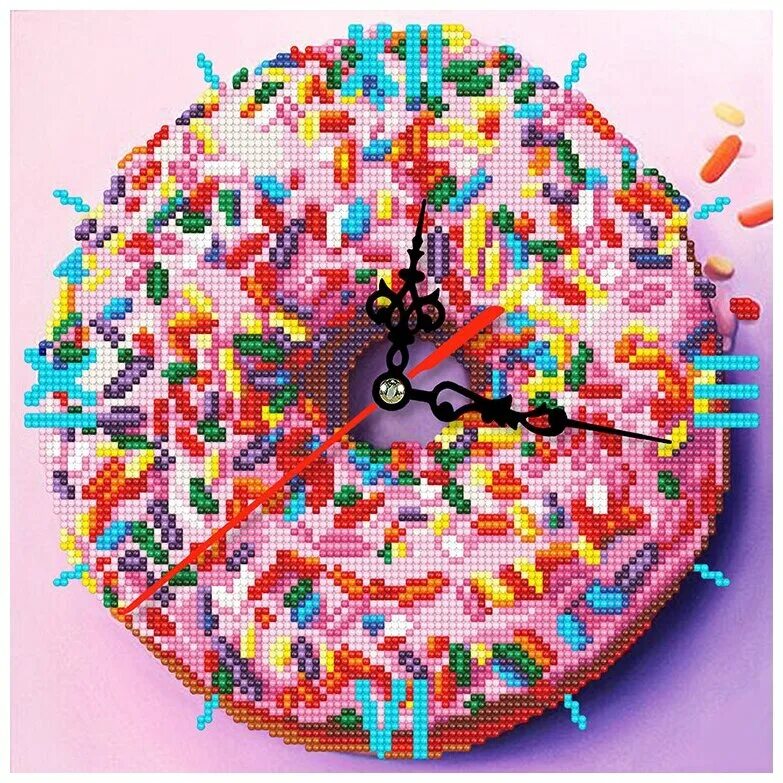 Сладостные часы. Color Kit алмазная мозаика часы. Часы мозаика. Часы из мозаики. Часы цветные.