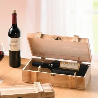 Деревянная бутылка для вина