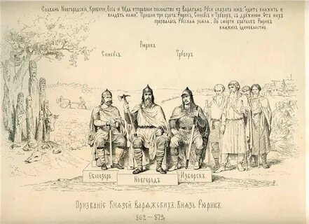 Три брата рюрик синеус и трувор