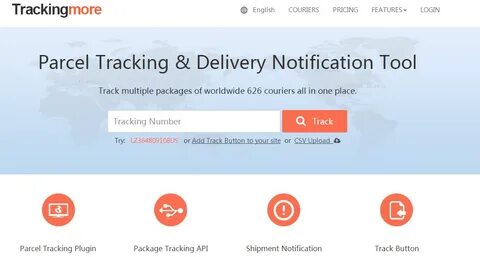 Package tracking the tracking number