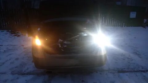 Белые лампы в дальний