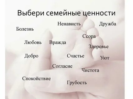 Любовь и другие ценности