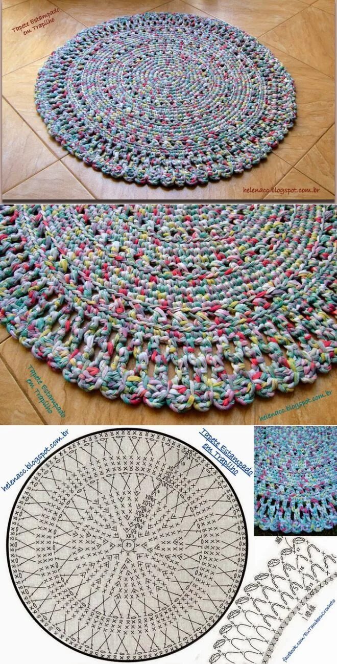 ковры крючком со схемами: 2 тыс изображений найдено в Яндекс.Картинках Crochet c