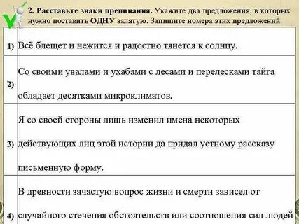 Предложения от которых зависит запятая