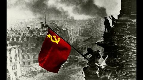 Видео красный флаг над рейхстагом