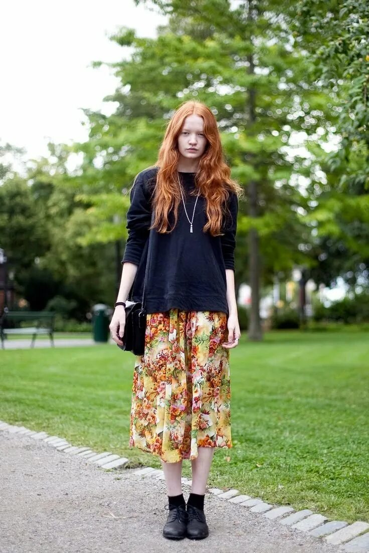 Софт гранж субкультура. Образы для рыжих. Стиль для рыжеволосых девушек. Luanna perez гранж. Стиль одежды для рыжих.