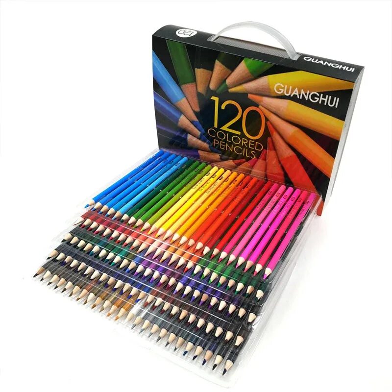 Карандаши цветные. Набор цветных карандашей. Профессиональные карандаши для рисования цветные. Цветные карандаши 120 цветов.