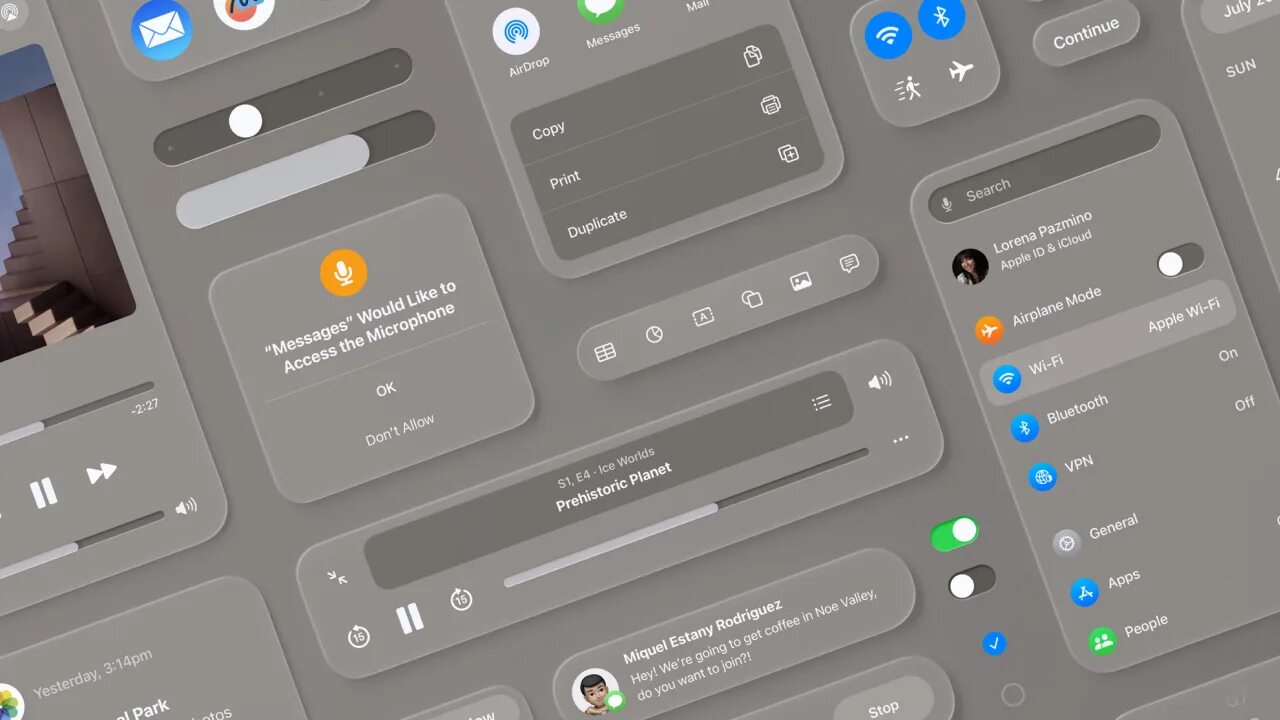 Ios 18 не работает интернет. Дизайн интерфейсов. системный ui. дизайн интерфейса ios. apple vision pro интерфейс.