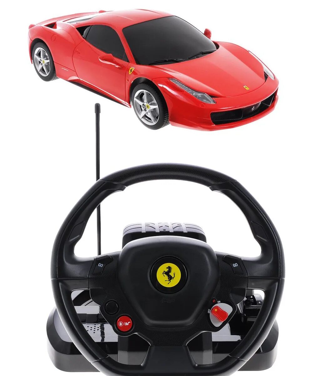 Заказать машину недорогую. Ferrari 458 Italia Rastar. Машинки радиоуправляемые с рулём Растар. Машины Rastar Ferrari 458 на радиоуправлении. Ferrari 458 Italia Радиомашинка.