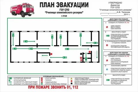 Норматив эвакуации школы