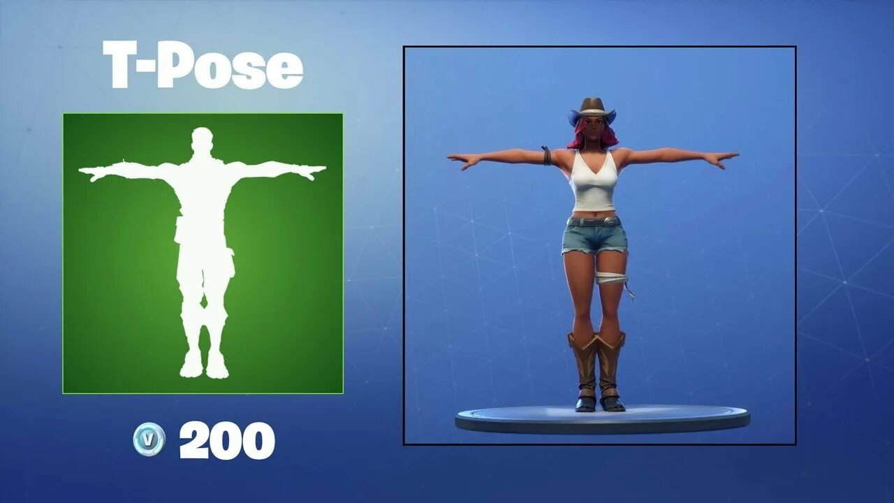 T pose. T pose в чем смысл.