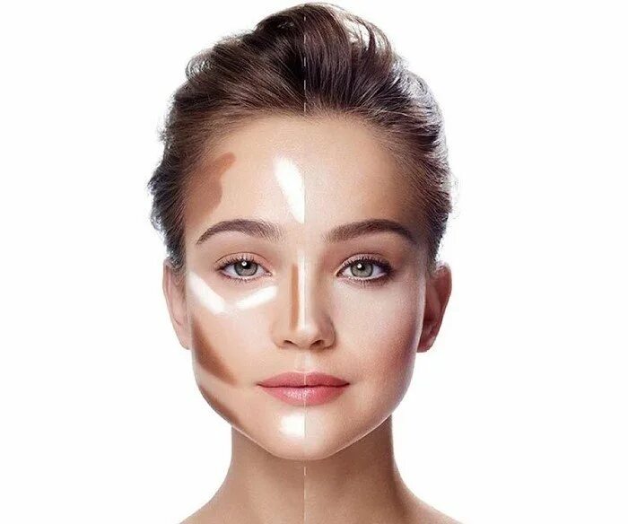 Highlighter contour