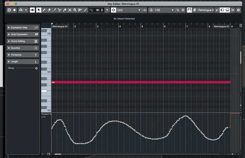 Note expression