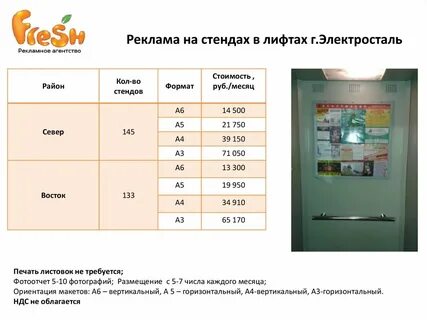Предложение лифт