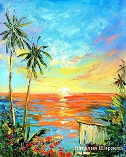 Море акрил для начинающих