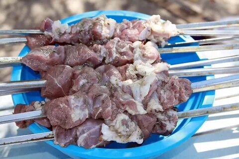 Шашлык с базиликом