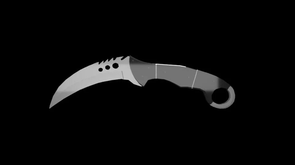 Как сделать нож из cs go. Как сделать нож из cs go