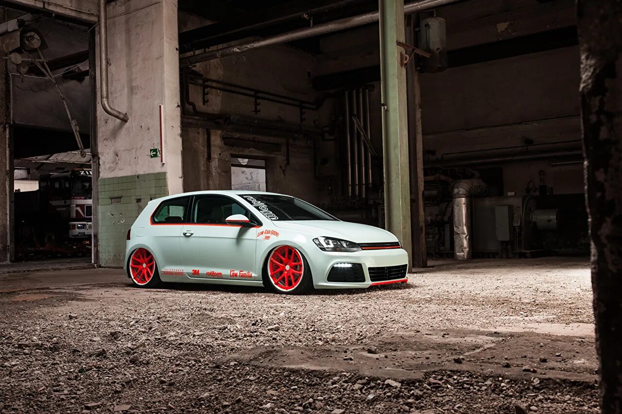 Volkswagen tuning. VW Golf 7 стенс. Golf GTI mk5. Golf 4 GTI.