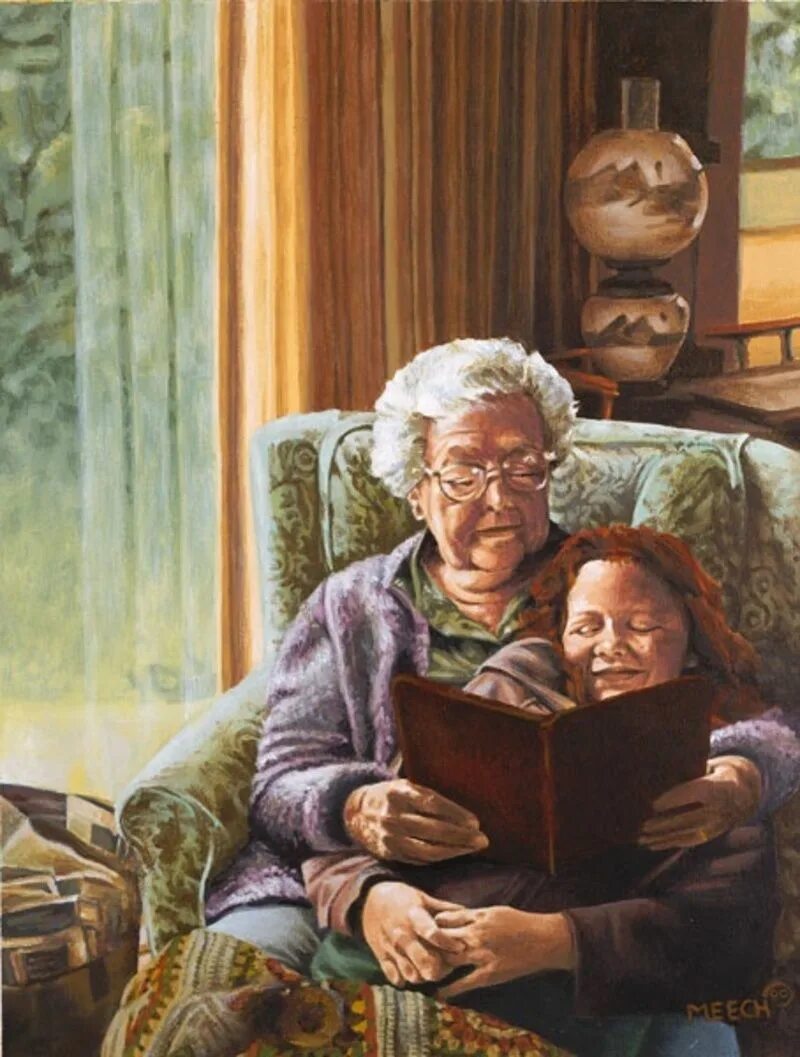 Бабушка и дедушка. Бабушка и внук. Бабушка и внучка. Портрет бабушки с внуками. Рассказ внучка читать
