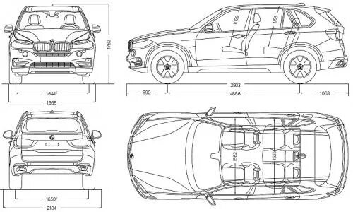 Схема бмв х3. Габариты БМВ х5 f15. БМВ х5 е53 чертеж. BMW x5 f15 Saloon Dimensions. БМВ х7 габариты.