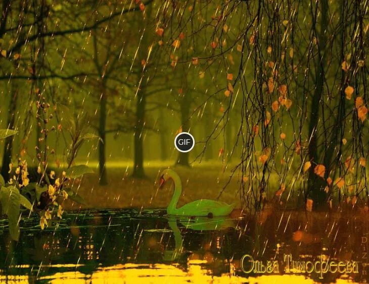Осень дождь гиф. Ливень анимация. Женщина под зонтиком осень непогода. Осенний день дождливый вечер. Осенний парк под дождем.