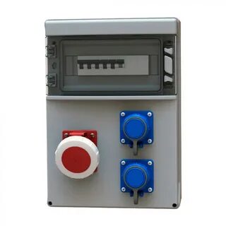 Щит с розетками ip54