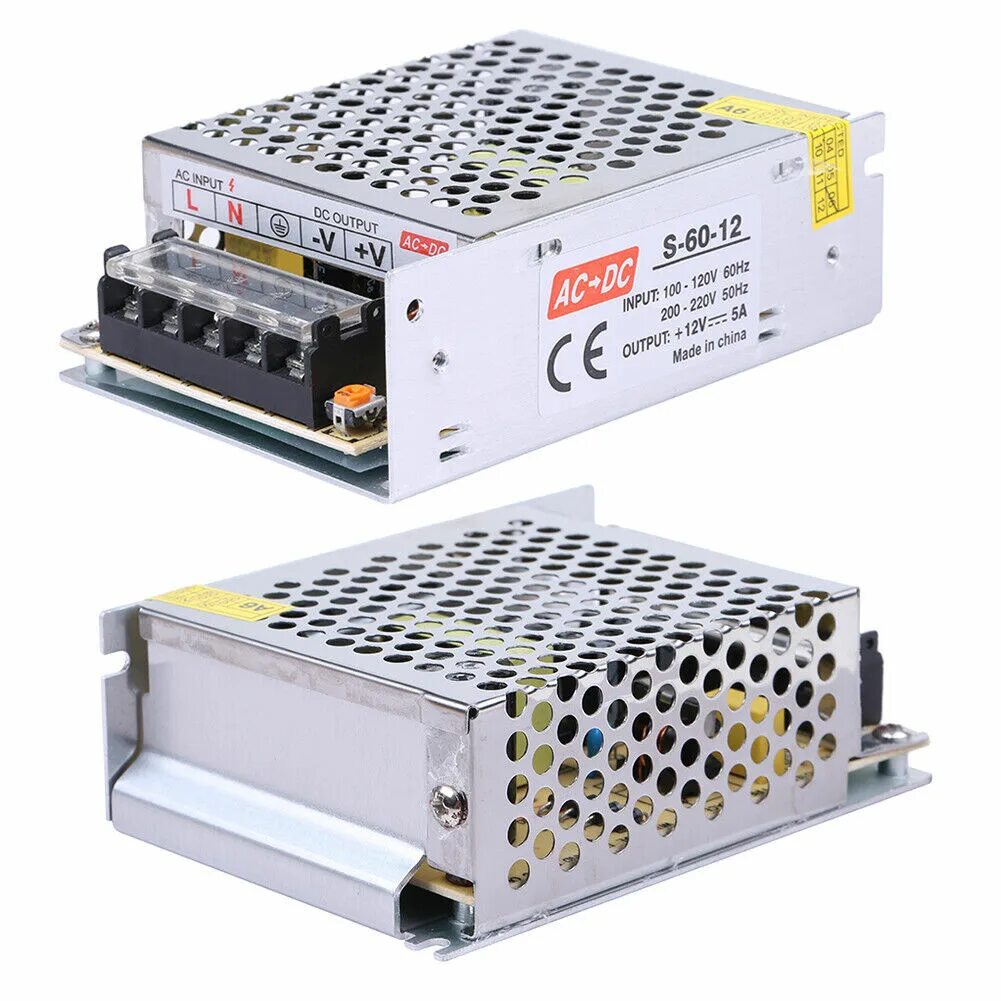 Led Power Supply 12v 5a 60w. Блок питания 12v 60w 5a LPS-12e60. Блок питания 12v 60w General. Блок питания для светодиодной ленты 12v 600w.