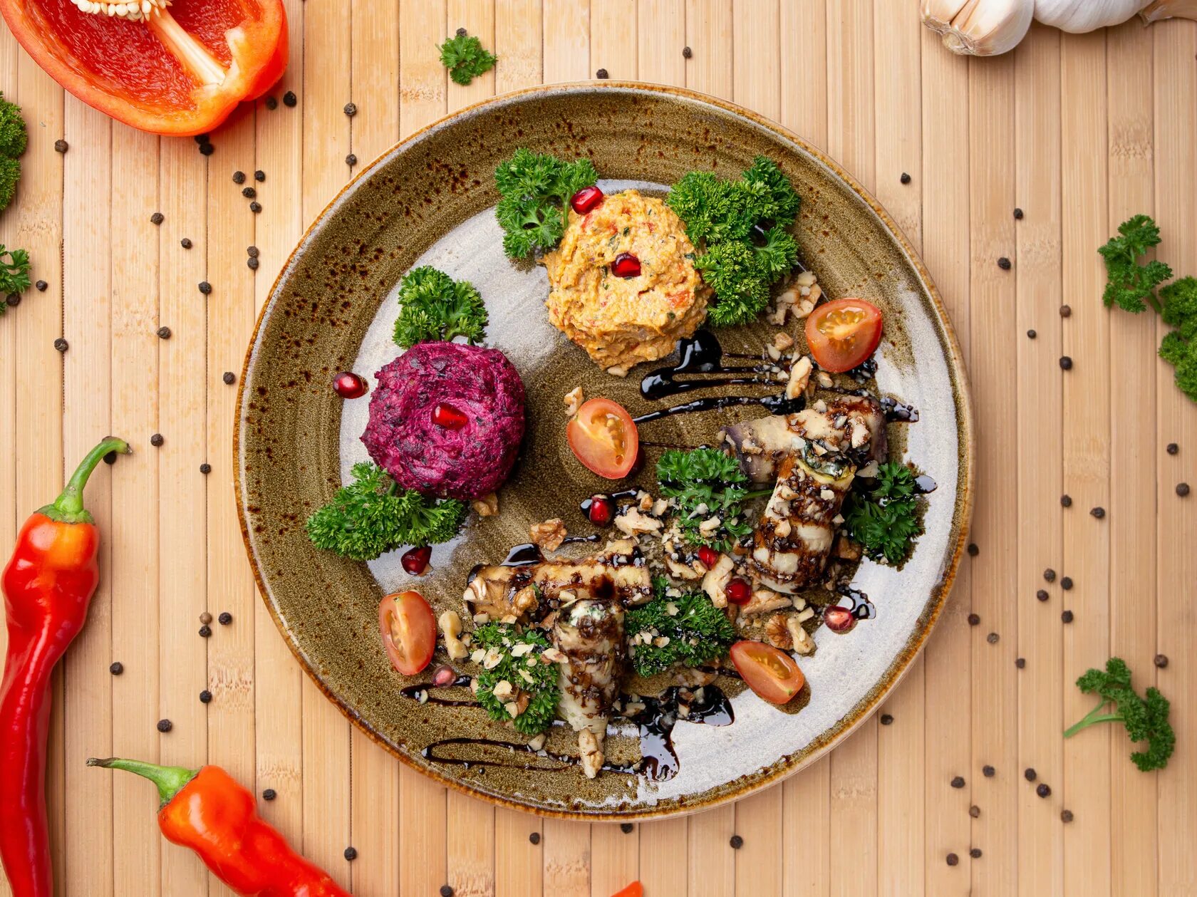 Пхали хинкали мастер класс. Пхали сверху