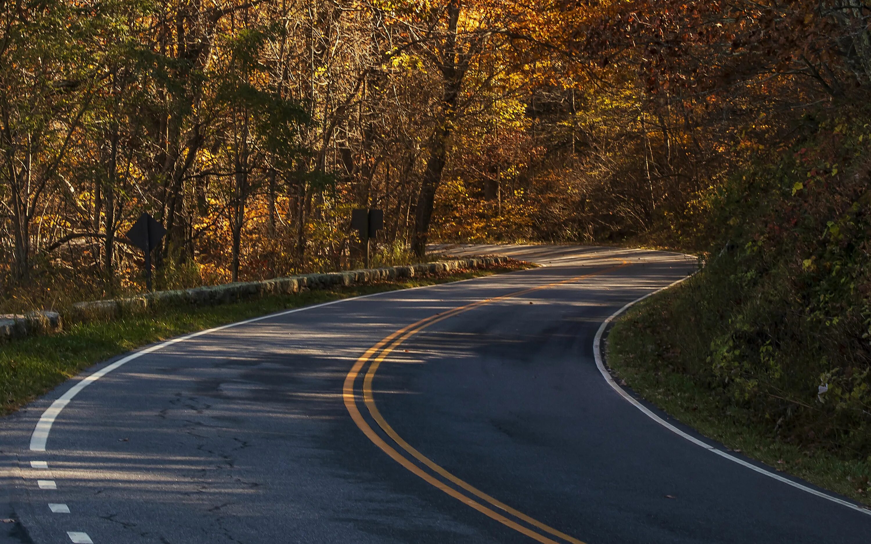 Turning road