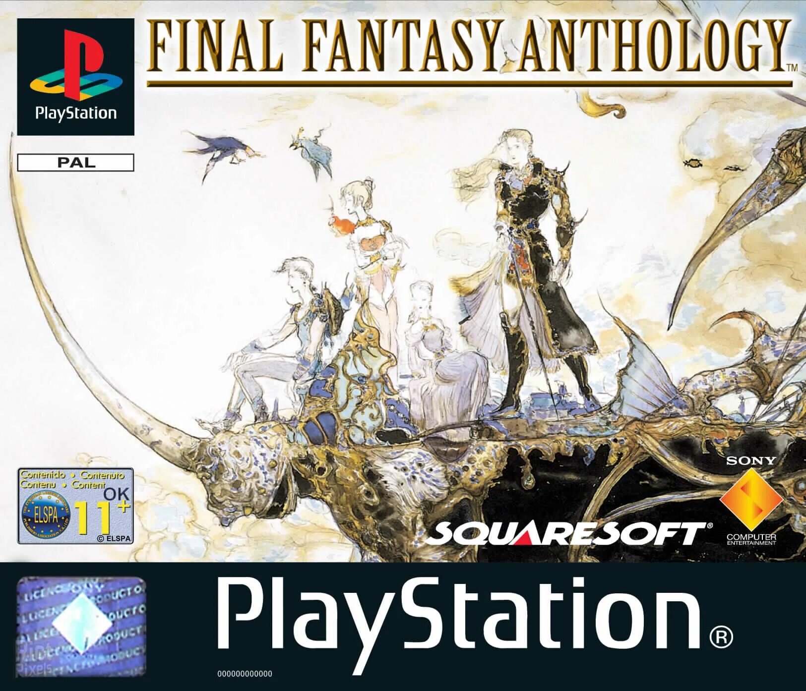 Антология фэнтези. Final Fantasy: Anthology 1999 игра. Обложка игры Final Fantasy 3 ps1. Картинка Final Fantasy 3 для коробки PS one.