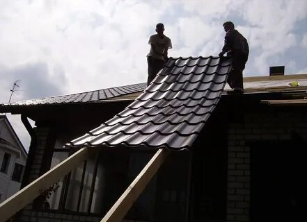 Кроем металлочерепицу